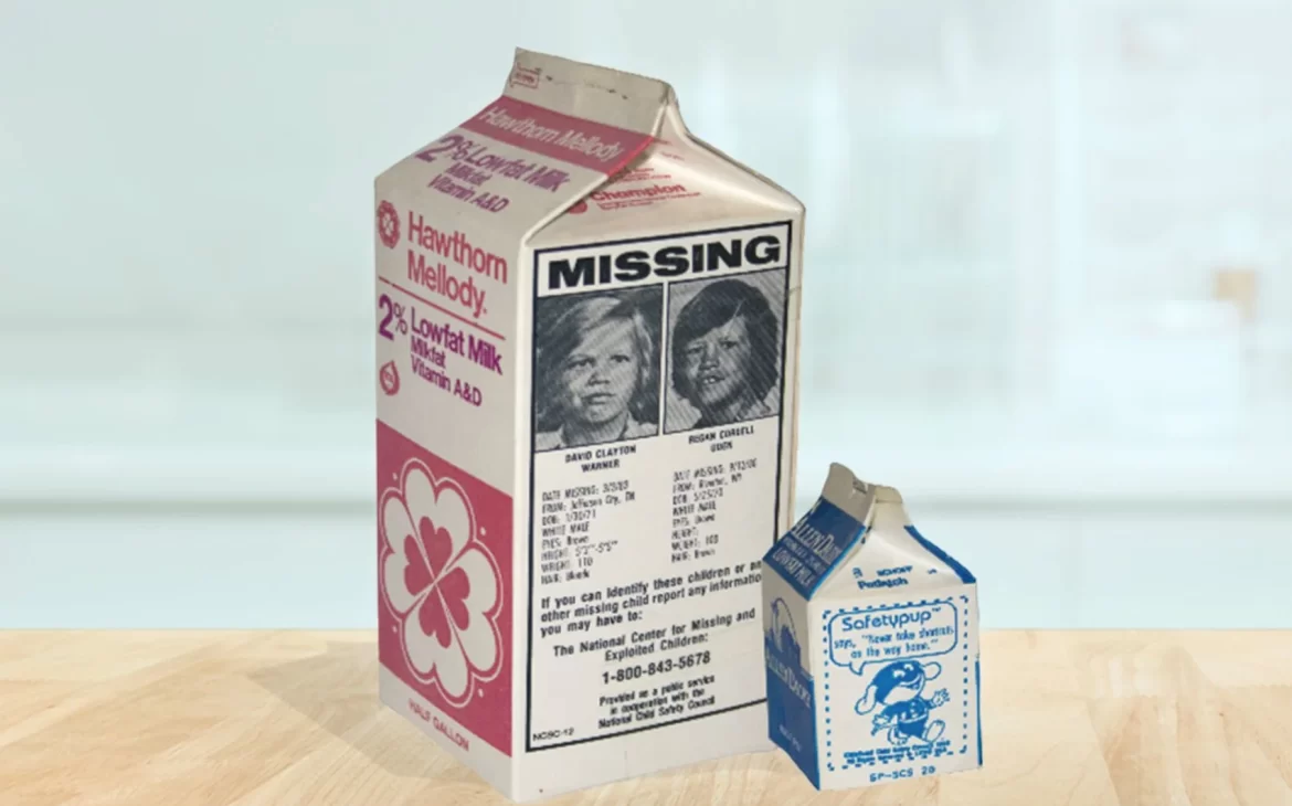 missing milk carton template